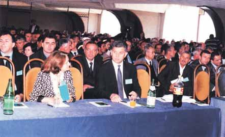 Nosilac liste bio je Dr. Sulejman Ugljanin. Konstitutivna sjednica Vije}a odr`ana je 13. 09. 2003. godine u zgradi Visokog {kolstva u Novom Pazaru. Za predsjednika Vije}a izabran je Dr.