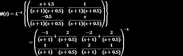 Sürekli-zaman durum denklemleri elde edilir. T=0.1 sn için Ayrık-zaman durum denklemleri aşağıda elde edilir.