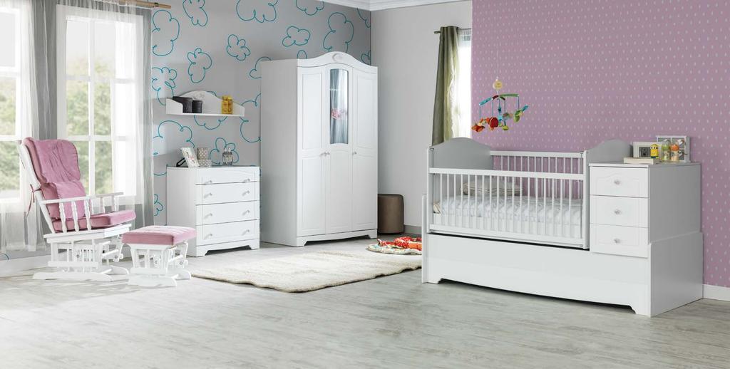 baby girl G / W D / D Y /H Gardrop / Wardrobe Şifonyer / Chiffonier Beşik /