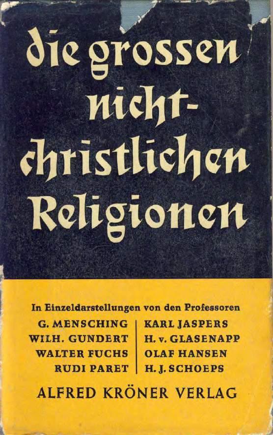 Die Grossen Nichtchristlichen Religionen (Hristiyanlık