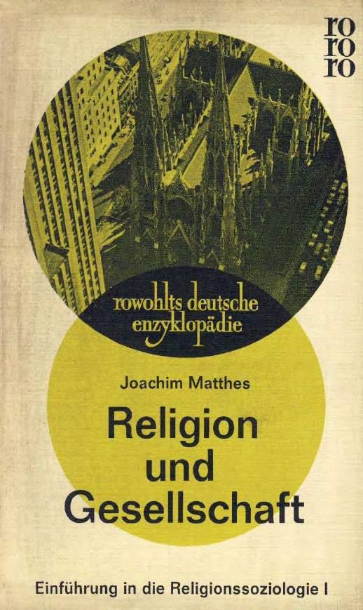 Matthes, Joachim Religion und