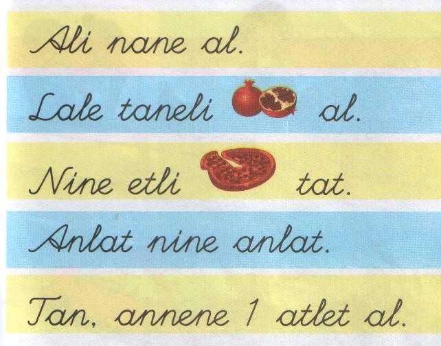 Resim ile yazının karışık kullanılması ne kadar yanlışsa, rakamların yazı içerisinde hatalı kullanılması da o kadar yanlıştır. Tan, annene 1 atlet al cümlesi anlamsızdır, uyduruk ifadedir.