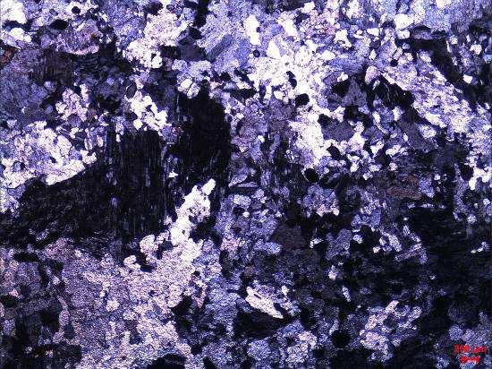 15). plj ort Şekil 5.15 Dördüncü alt gruba ait kayalarda görülen kataklazmanın fotomikrografı 5.1.5