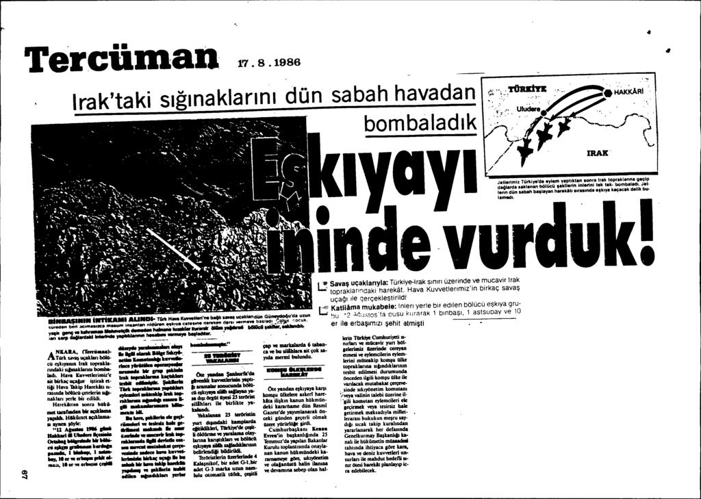 '. Tercüman 17.8.1986 CIl -.1 ~'... ""'.-'..i.q'.,.... ~....~...,...... L_............ ~ taiiii ~ TliIIl.,tailed -,... Ink... ~-...,..., ',- ~,~., _.,._.~~ ~.1'.',:- " r.",'c,' ~!~, ~,~".,""'\\.