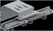PKM SKM 1100 33 Sürgülü Kapak Mekanizması - Frenli Sliding Mechanism With Soft Close PKM 970 ECO 80 kg Eko Ayarlı Panel Kapak Mekanizması Eco Adjustable Sliding Door