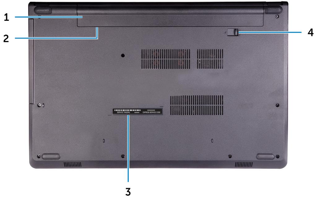 Geri 1 Battery Supplies power to the computer. It enables the computer to work without connecting to an electrical outlet for a limited time.