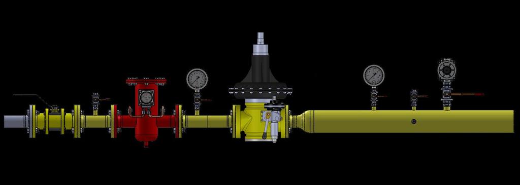 The special regulator design combined with a balanced valve results in: * High flow rate coefficient, * High accuracy, even at maximum flow rates, * Reduced response times, * No internal leakage at