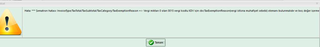 SIK SORULAN SORULAR VE ÇÖZÜMLERİ ; SORU :Şema hatası : = > 'Party' öğesi geçersiz ' PostalAddress' alt öğesine sahip. Beklenen olası öğeler listesi: 'WebsiteURI Partydentification'.