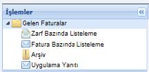 PDF Oluştur / İndir düğmesi ile fatura PDF formatında açılabilir.