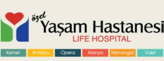 Yaşam Hastanesi Üyelerimize ve ailelerine özel tüm sağlık hizmetleri bedelleri üzerinden Ücretli Hastalarda; *Muayene %30 *Laboratuvar tetkiklerinde %30 *Radyolojik tetkiklerde %30 *Tedavi