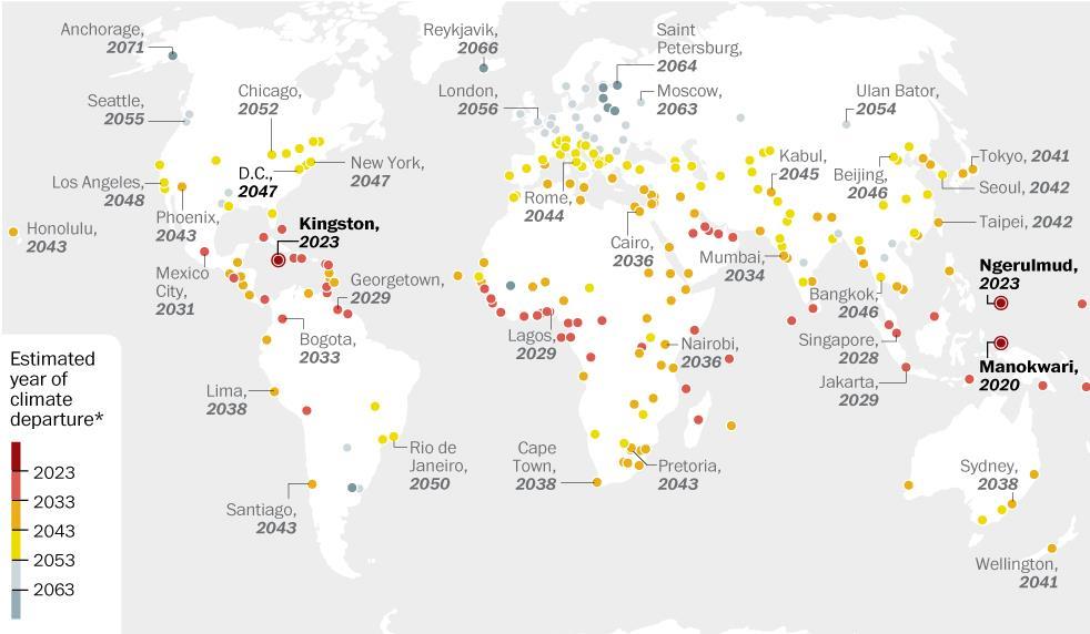 İklim Sapması ve İklim Değişikliğinin Sonuçları İklim Sapması (Climate Departure): Belirli bir bölgede iklimin olağan seyrinden çıkması ve