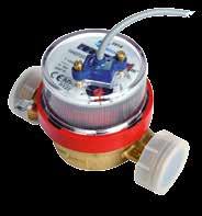 Tek Hüzmeli Kuru Tip Sıcak Su Sayacı Single-Jet Dry Type Hot Water Meter H h L B Nil Serisi / Serie Dn15~Dn20 8 dijit m³ (5 skala m³ ve 3 dijit litre (kırmızı) göstergeli/ Display on 8-roller counter