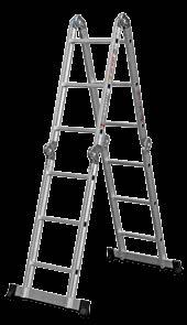 Alüminyum Endüstriyel 2 Parça Sürgülü Merdiven Ladders Akrobat Merdiven Ladders İstem dışı kapanmayı engelleyen özel kilit sistemi. Special lock system preventing unwilled closure.