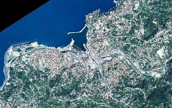 UYGULAMA Zonguldak Test Alanının QuickBird Uydu