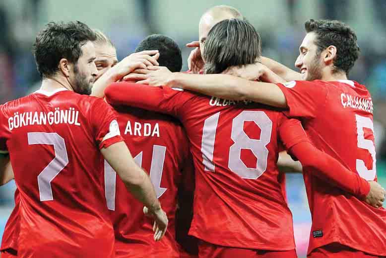 lk hedefiniz play-off... leri! 2014 Dünya Kupası elemelerinde azalan umutlarımızı, Fatih Terim yönetiminde Eylül ayında çıktığımız Andorra ve Romanya maçlarını kazanarak yeşerttik.