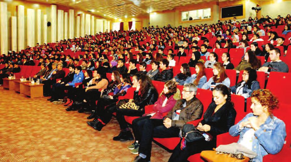 Sayfa 4 15 OCAK 2018 PAZARTESİ HABER Liselilere gelecek tüyoları Rektör den Kepez Belediyesi sosyal belediyeciliğin bir yansıması olarak lise düzeyindeki öğrencilere yönelik eğitim seminerleri