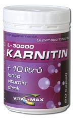 Karnitin L-Karnitin, insan kalp ve iskelet kasında bulunan bir bileşiktir. Vitamine benzetilmekte ancak vitamin olarak kabul edilmemektedir.