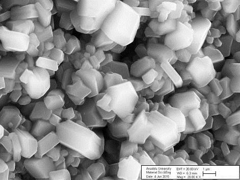 µm boyutlarında olduğu görülmektedir. Elde edilen parçacık boyutu ve dağılımı, literatürde jel öncüler üzerinden gerçekleştirilen çalışmalardaki sonuçlara benzer niteliktedir.