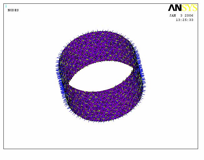 Preprocessor > Modeling > Create > Elements > Surf/Contacts > Surf to Surf tıklanır. Çıkan ekranda Surface element form Top Surface ve Base shape of Targe170s Same as Target seçilir ve OK tuşlanır.