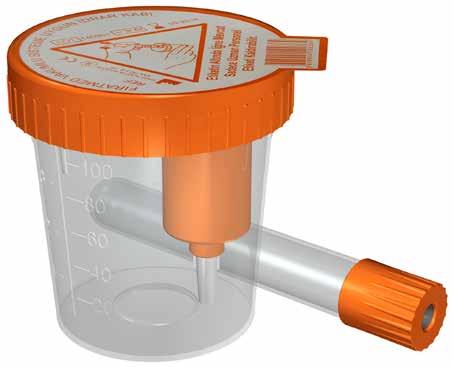 M E D İ K A L Ü R Ü N L E R M E D I C A L P R O D U C T S ENTEGRE SISTEM VAKUMLU NUMUNE KABI / DRAR TÜPÜ UYUMLU INTEGRATED SYSTEM VACUUM SAMPLE CONTAINER / URINE TUBE ACCEPTABLE 8870000209