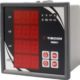 550,00 TIBCON Fast 5M 3x1,5 3x220 950,00 * RG-18 TSC Röle ile birlikte kullanılır. ENERJİ ANALİZÖRLERİ Minimum Ölçme Akımı (ma) Class Konatak 3 Faz Akım Trafosu 63.