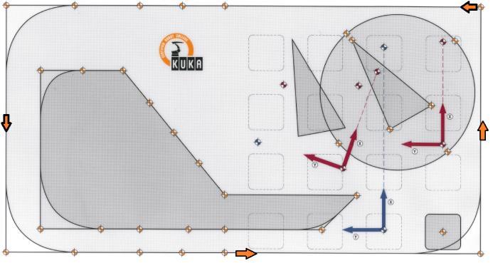 DEF Demo_Tur( ) INI ; HOME Pozisyonuna Git ------------------------------------- PTP HOME Vel= 50 % DEFAULT ; Parkur Baslangic Noktasına Yaklas------------------------- PTP P1 Vel=100 % PDAT1