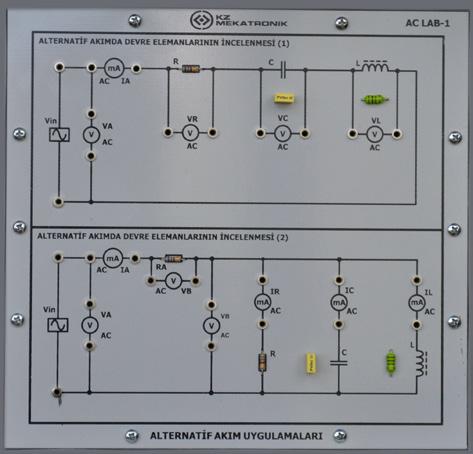 Alternatif Akım Modülleri 33Alternatif akımda devre elemanlarının