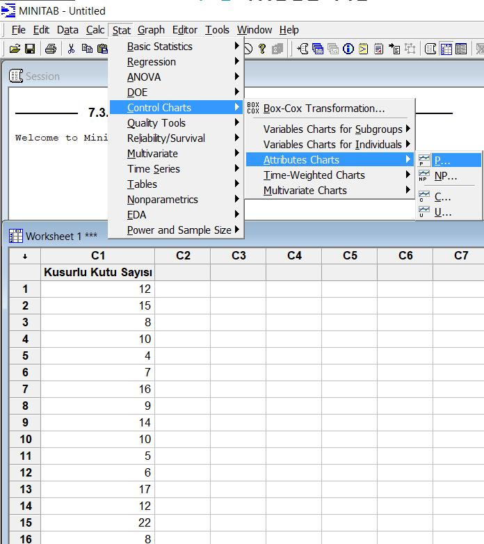 MINITAB 14