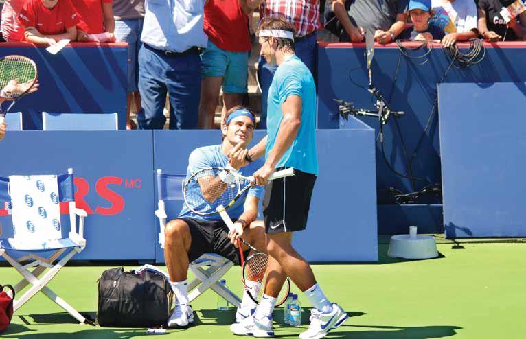 ÇALIŞANLARIMIZDAN İşte bütün bu kısır çekişmelere bakıp ortama bir çeki düzen vermek istiyorsak, referans alabileceğimiz zirve noktalarından biri şüphesiz ki Federer - Nadal rekabeti.