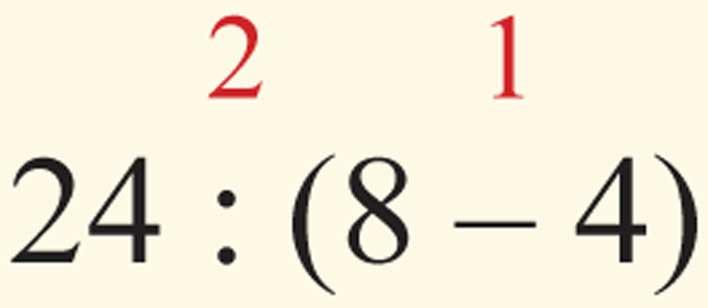 : 3 + 1 24 : (3 + 1) 141.