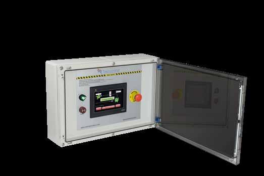 OTM/101 OTM/101 Serisi uzaktan kontrol ekranları, bir ya da birden fazla ozon jeneratörünün anlık çalışma durumlarını kontrol etme, cihazları çalıştırma, durdurma ya