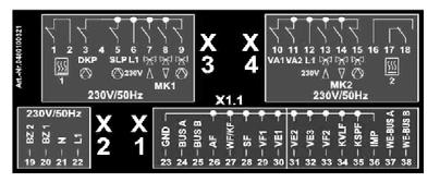 48 EKOPANEL 7/21 ve 12/31 ELEKTRİK ŞEMASI EKOPANEL DIÞ HAVA KOMPANZASYONLU TEK VE ÇÝFT KADEMELÝ KAZAN KONTROL PANOSU KT1 PL AL LT AA N L 2 1 4 L N 18 17 16 G 26 G 27 G 28 G 29 G 33 15 N 14 13 N 9 8 7