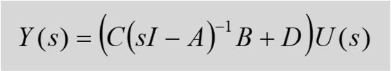 State-Space to Transfer Function