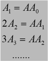 Bu işlemler yapılırsa: t=0 Türev alıp, t=0 için düzenlenirse Tekrar türev alıp, t=0 için düzenlenirse T=0 için aşağıdaki