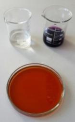 Limon tuzu-su çözeltisi ile potasyum permanganat (KMnO 4 ) çözeltileri karıştırıldığında, maddelerin renginin değiştiği görülür.
