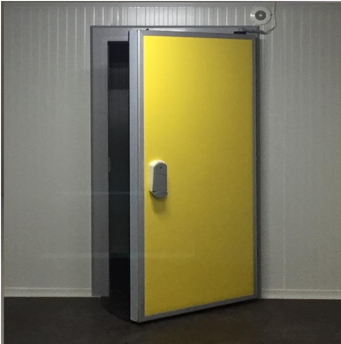 SOĞUK ODA KAPILARI COLD ROOM DOORS Tüm kapılarımız; Yüksek kaliteli, kullanışlı ve estetik bir yapıya sahiptir Tüm kapılarımız dışardan kilitlenebilir yapıdadır. Menteşeler, yükselen tiptedir.