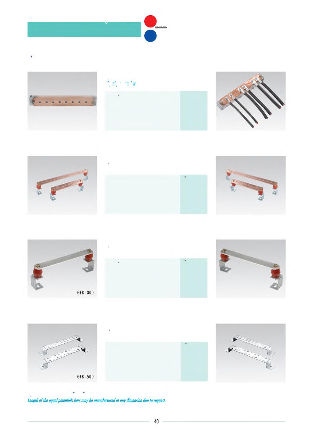 ES POTANSiYEL BARA Equal potential bar П л а с т и н а с р а в н ы м и п о т е н ц и а л а м и т GEB -100 Es Potensiyel Bara Equal potential bar Пластина с равными потенциалами Lama ebadi B ar dim