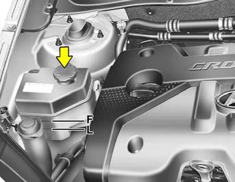 Seviyenin LOWdüþük altýnda olmasý durumunda, motor soðutma suyunun LOW-düþük ile FULL-dolu seviyesi arasýnda olmasýný saðlamak için tamamlayýnýz.