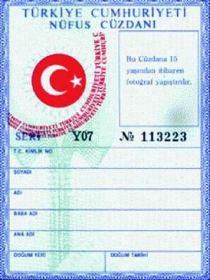 Kimlik tespiti, Türkiye Cumhuriyeti kimlik