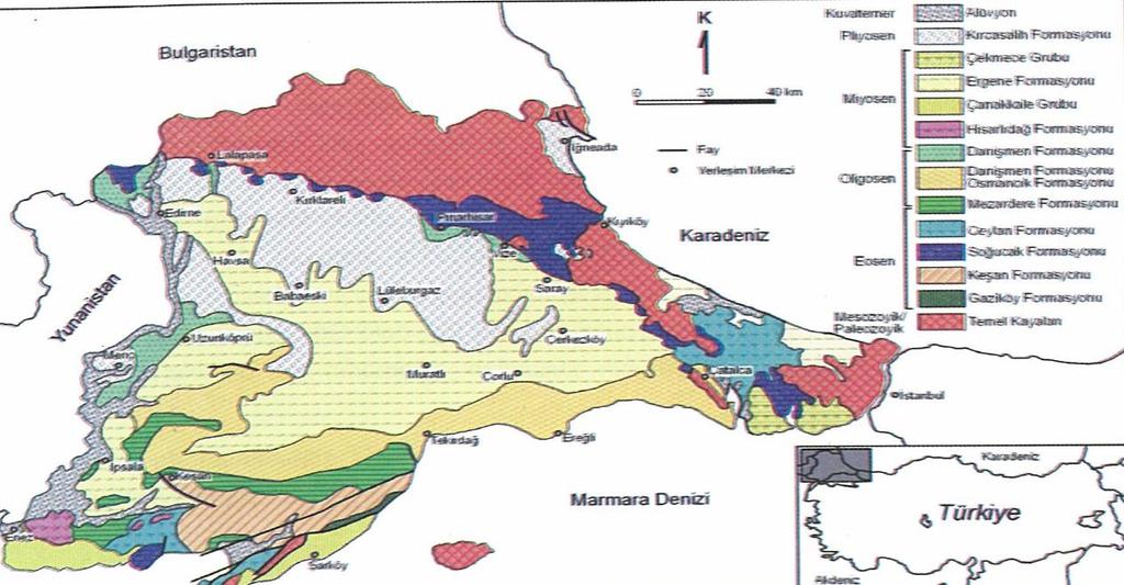 1. GİRİŞ VII. ULUSAL HAVA KİRLİLİĞİ VE KONTROLÜ SEMPOZYUMU İç Trakya da (Ergene Havzası nın 250 m den alçak arazisi) karasal bir iklim tipi etkilidir.