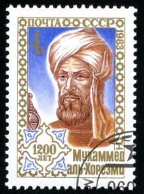 El Harezmi Algoritma kelimesi başlangıcını Ebu Cafer Muhammed ibn Musa el Harezm in (Harezmi) (825) Kitap al jabr w'al- muqabala kitabından almaktadır. Bu kitap 12.