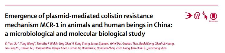 Plazmit aracılı kolistin direnci MCR: Mobilizable Colistin Resistance / MCR: