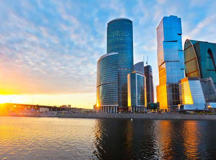 Kompleks, Moscow City Uluslararası İş Merkezi nde bulunup, etkileyici bir mimariye ve yüksek teknolojili yenilikçi bir tasarıma sahiptir.