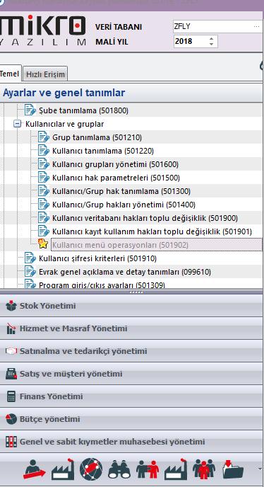 Mikro Programlarında Yapılan