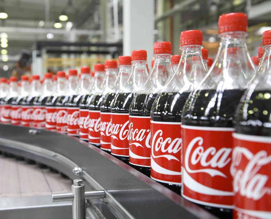 CCI 10 ülkede The Coca-Cola Company (TCCC) markalarından oluşan gazlı