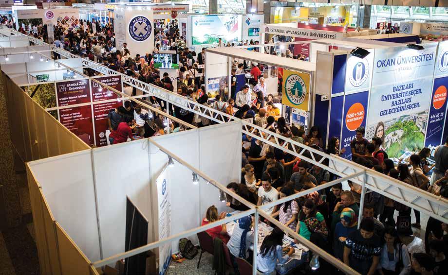 Unitercih which is a brand of EKET Fair Organization, holds university preference fairs and exhibitions every year approved by ministry of national education of Turkey in 27 different cities of