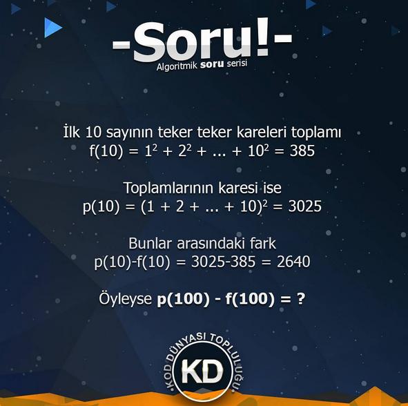 Bu soruyu çözmeye başlamadan önce soruyu anlamamız ve algoritma üretmemiz gerekiyor.