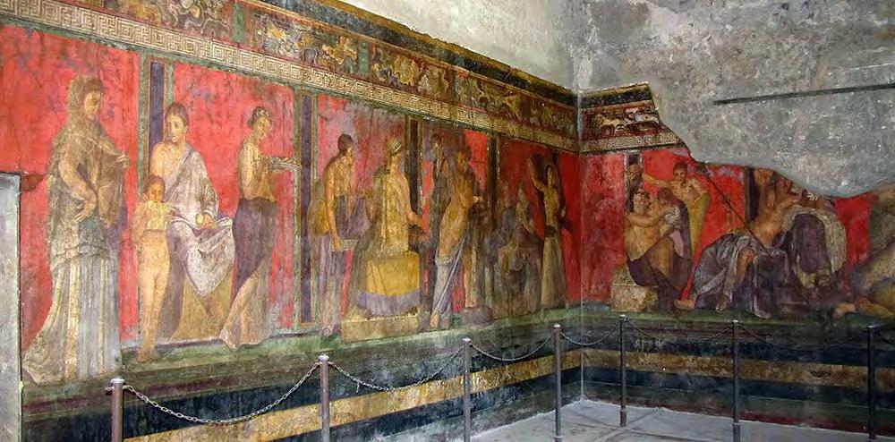 Dionysos Ritüeli: Pompeii deki Misteri Villası ndaki Oecus un