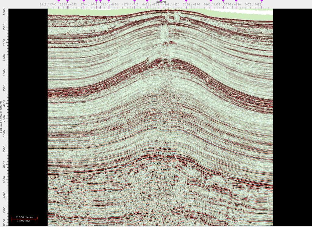 Şəfəq-Asiman 3Ö seysmik məlumatlar Toplamadan əvvəl dərinlik miqrasiyası (PSDM) Caspian Geophysical HV tərəfindən seysmik məlumatların yığılması