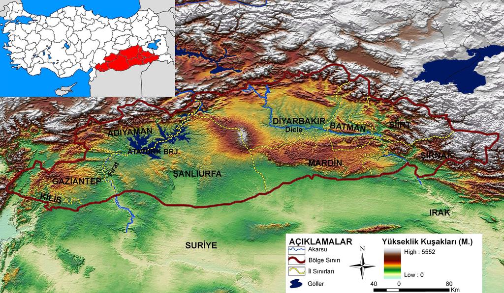 - 48 - ekil 1: Güneydo u Anadolu Proje alanın lokasyon haritası.
